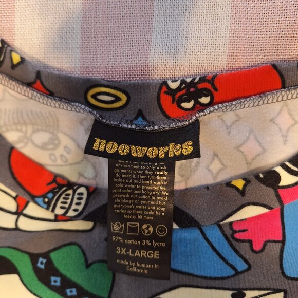 Nooworks Burger Babie Tee Dress 3XL - Picture 2 of 2